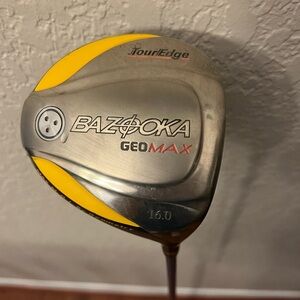 Tour Edge Bazooka Geomax RH Ladies Driver 16.0 Grafalloy 55g/4.5 High Launch EUC